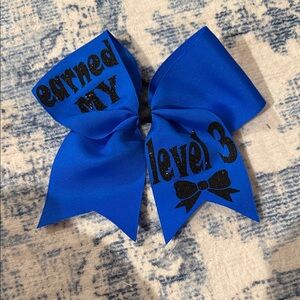 Blue Cheer Bow for Kids